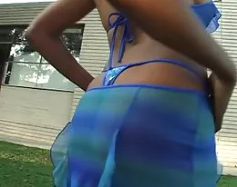 Ebony snygging dunkade hårt